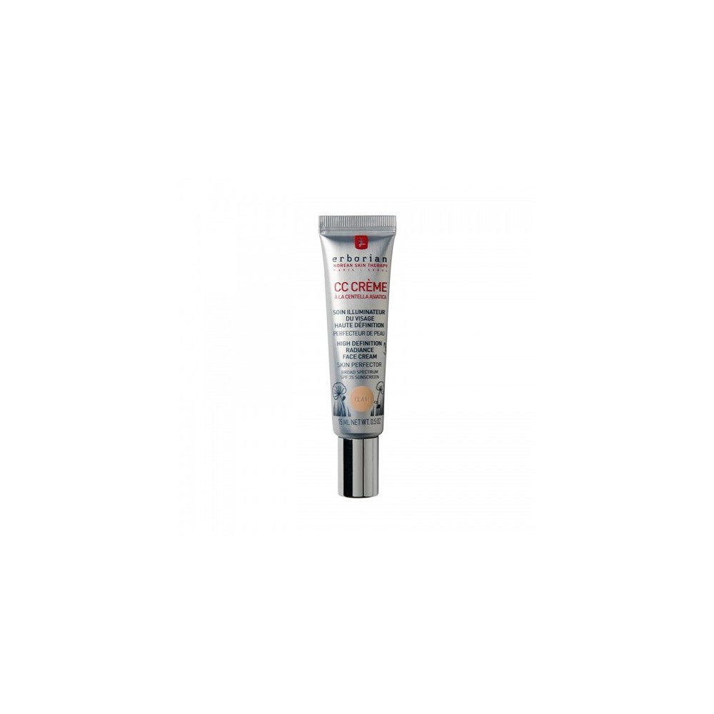 Erborian Cc Crème Spf25 Crema Illuminante Coreana Alla Centella Asiatica Colore Clair 15 Ml 