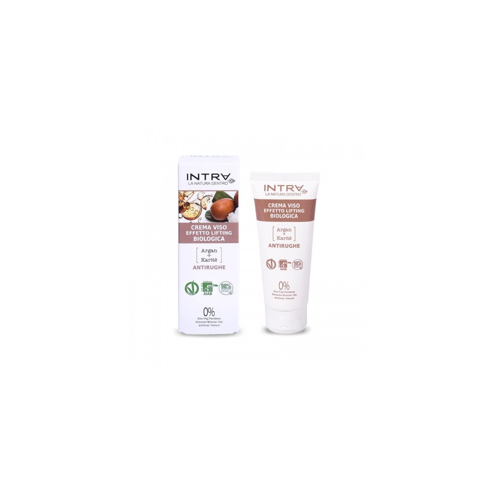 Intra Argan + Karitè Crema Viso Antirughe 50 Ml 