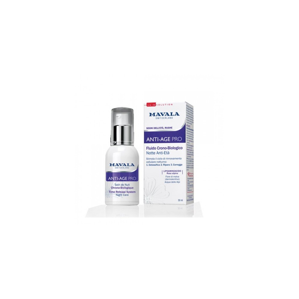 Mavala Fluido Crono-Biologico Notte Anti-Age Pro 30 Ml 