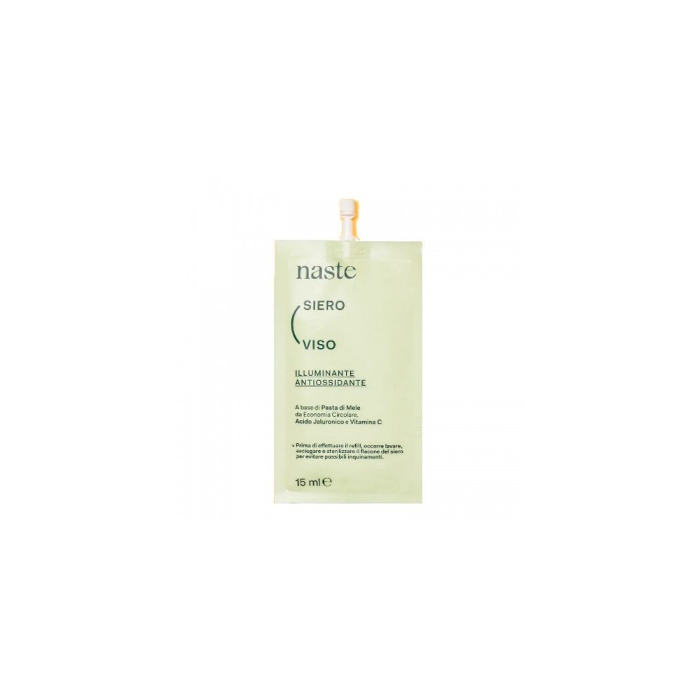 Naste Beauty Siero Viso Illuminante E Antiossidante 15 Ml Refill 
