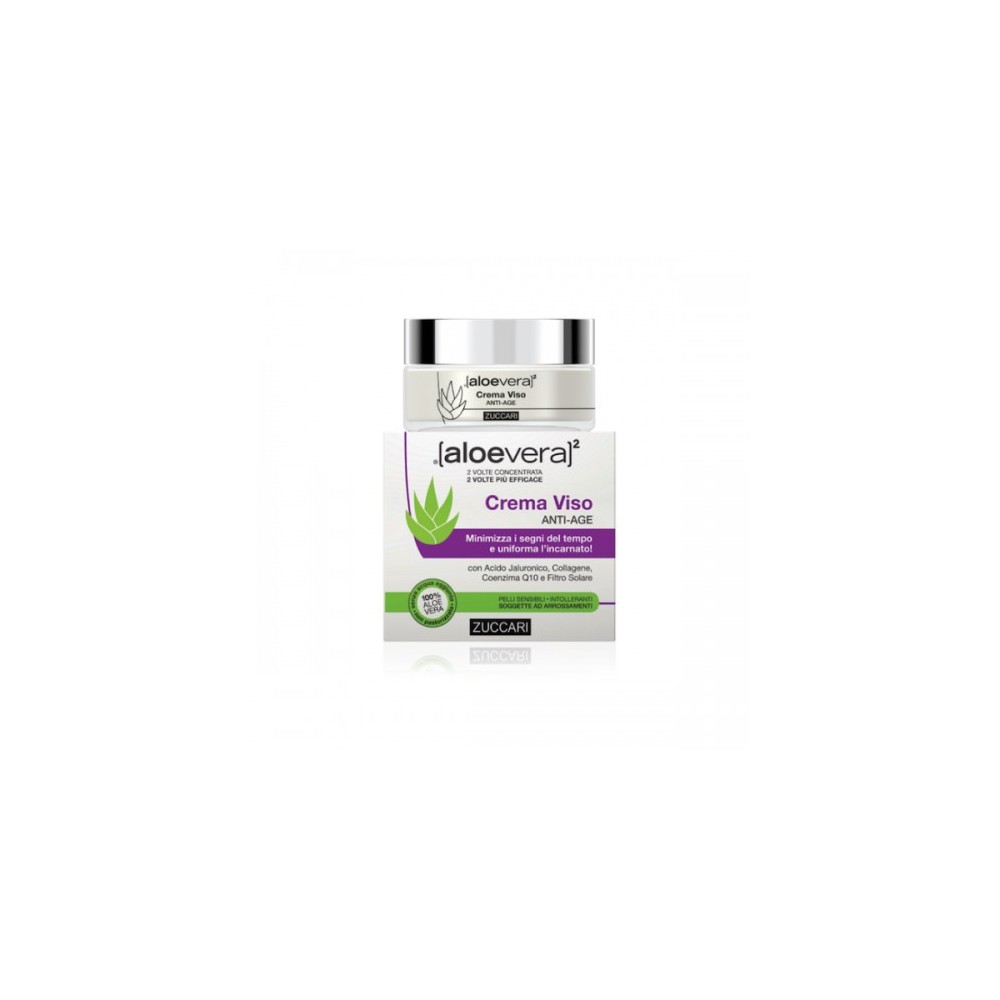 Zuccari Aloevera2 Crema Viso Anti-Age Antirughe 50 Ml 