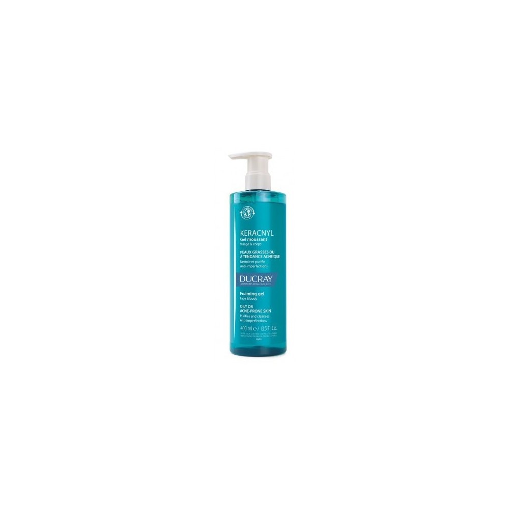 Ducray Keracnyl Gel Detergente Viso E Corpo 400 Ml 