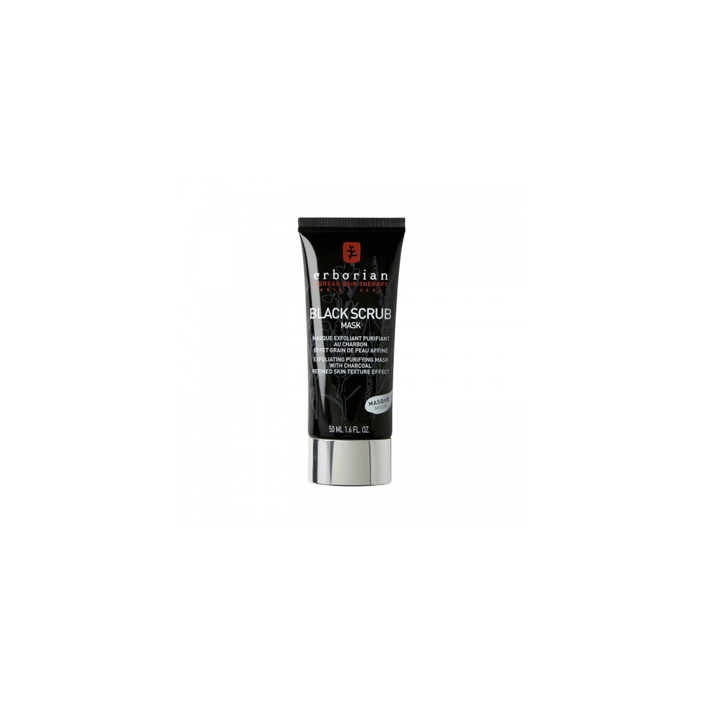 Erborian Black Scrub Mask Maschera Coreana Esfoliante E Purificante Al Carbone 50 Ml 