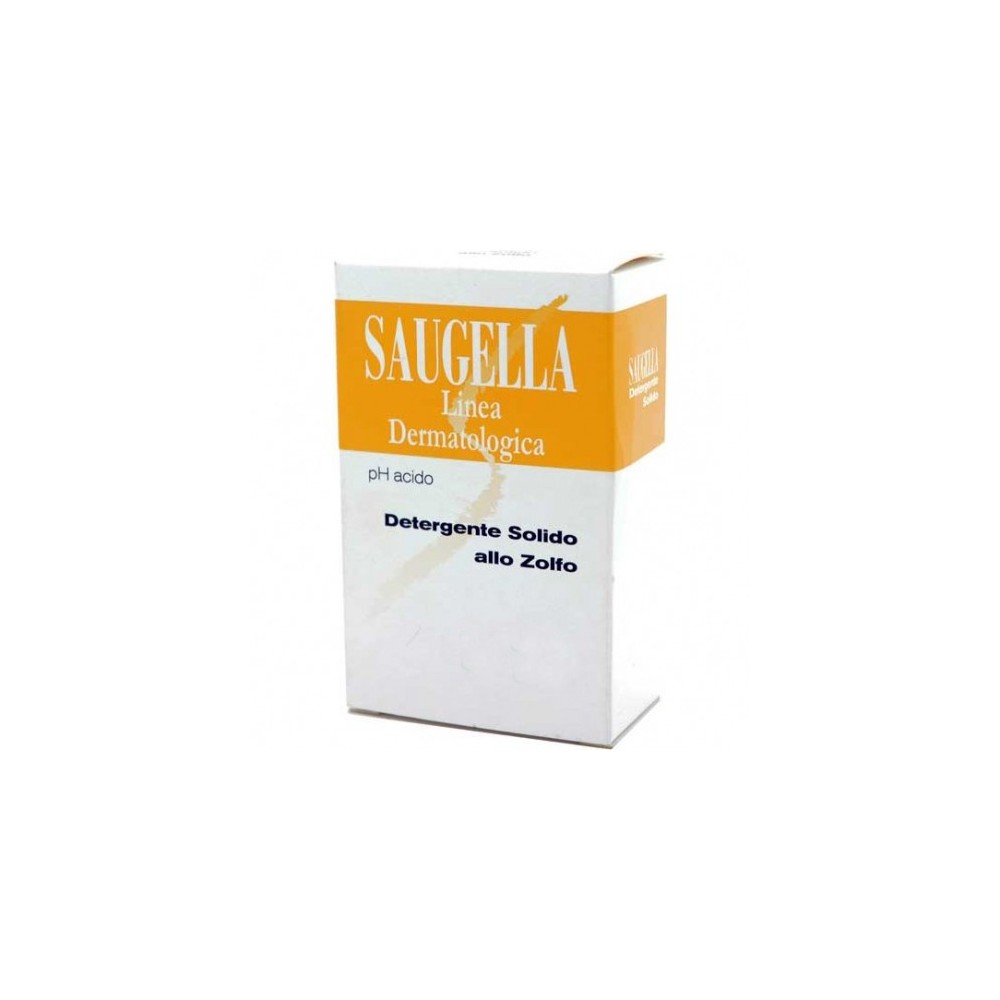 Saugella Sapone Detergente Solido Allo Zolfo Ph 4 100G 