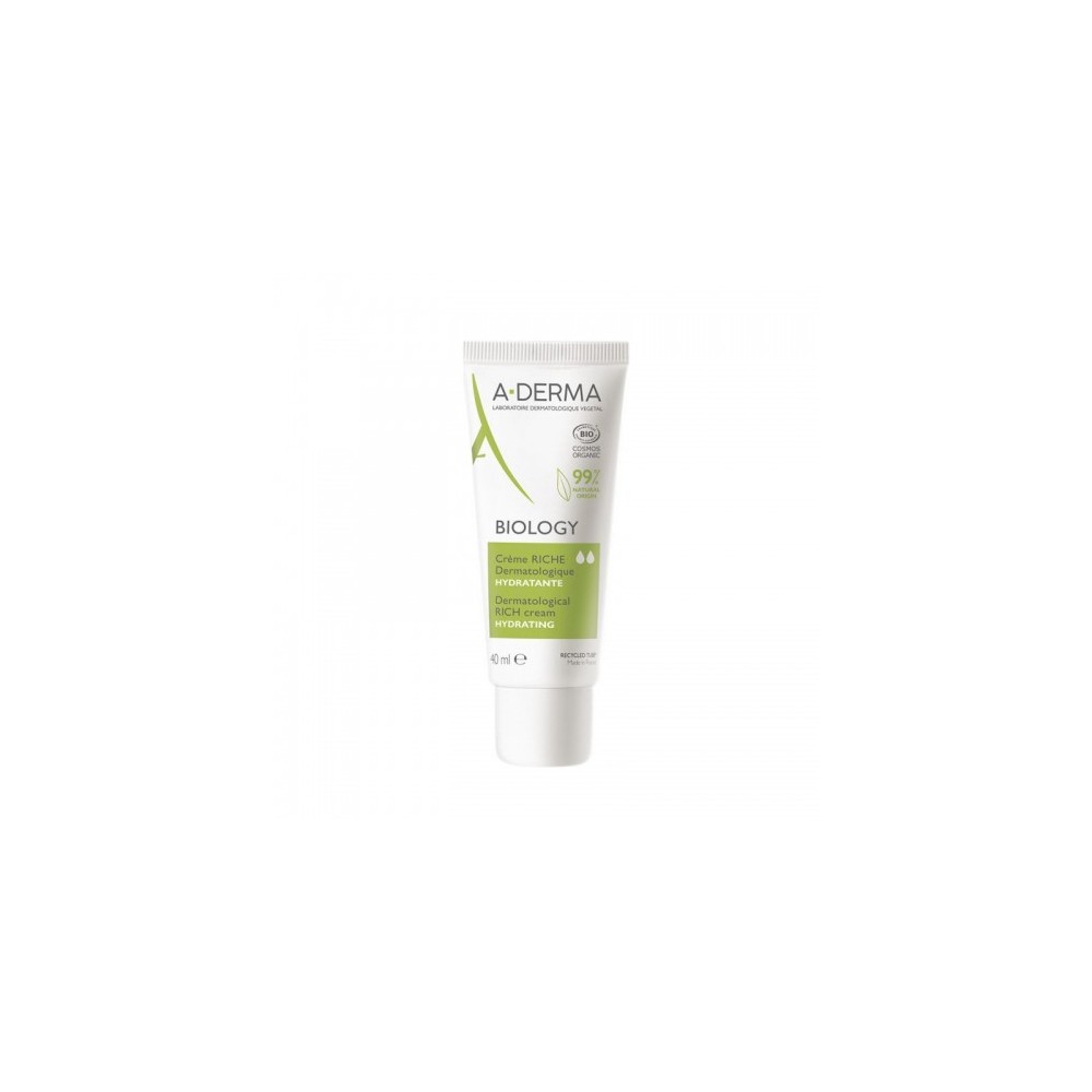 Aderma Biology Crema Ricca Dermatologica Idratante 40 Ml 