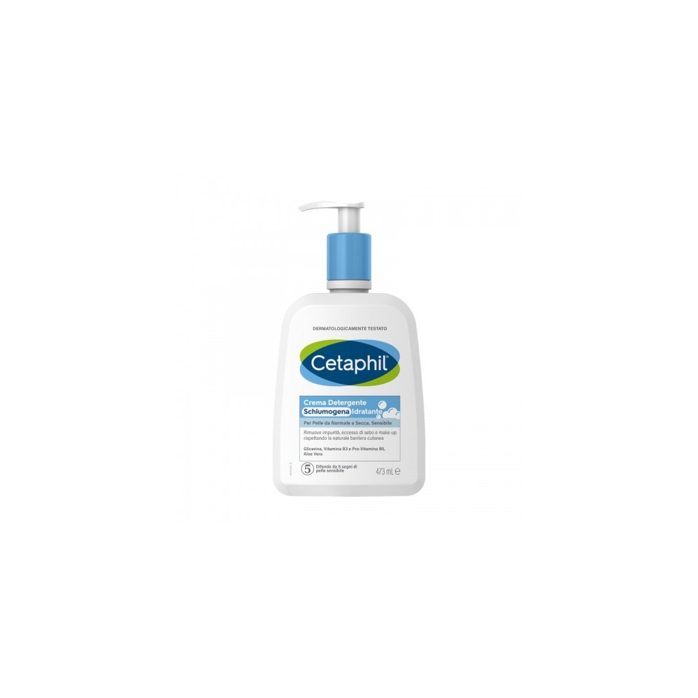 Cetaphil Crema Detergente Schiumogena Idratante 473 Ml 
