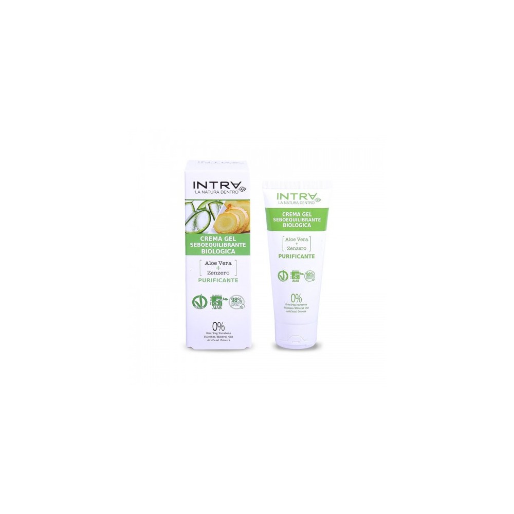 Intra Aloe Vera + Zenzero Crema Gel Purificante 50 Ml 