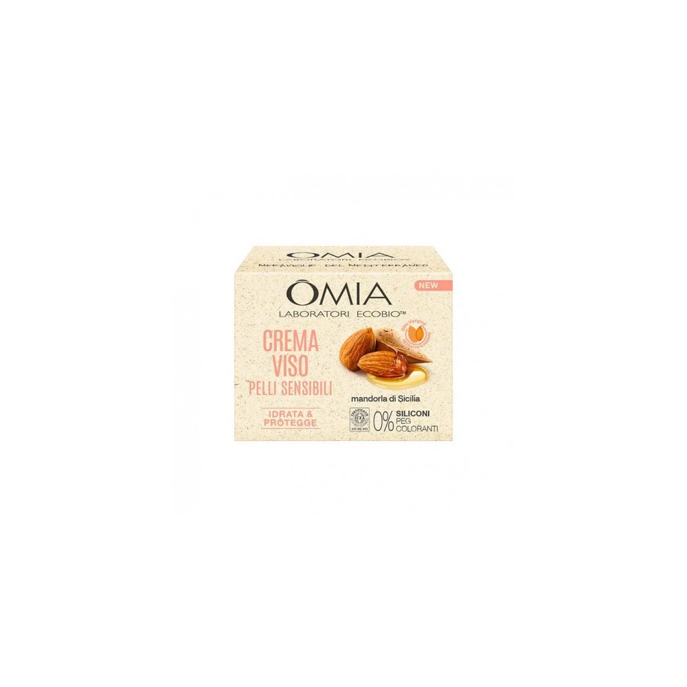 Omia Mandorla Di Sicilia Crema Viso Per Pelli Sensibili 50 Ml 