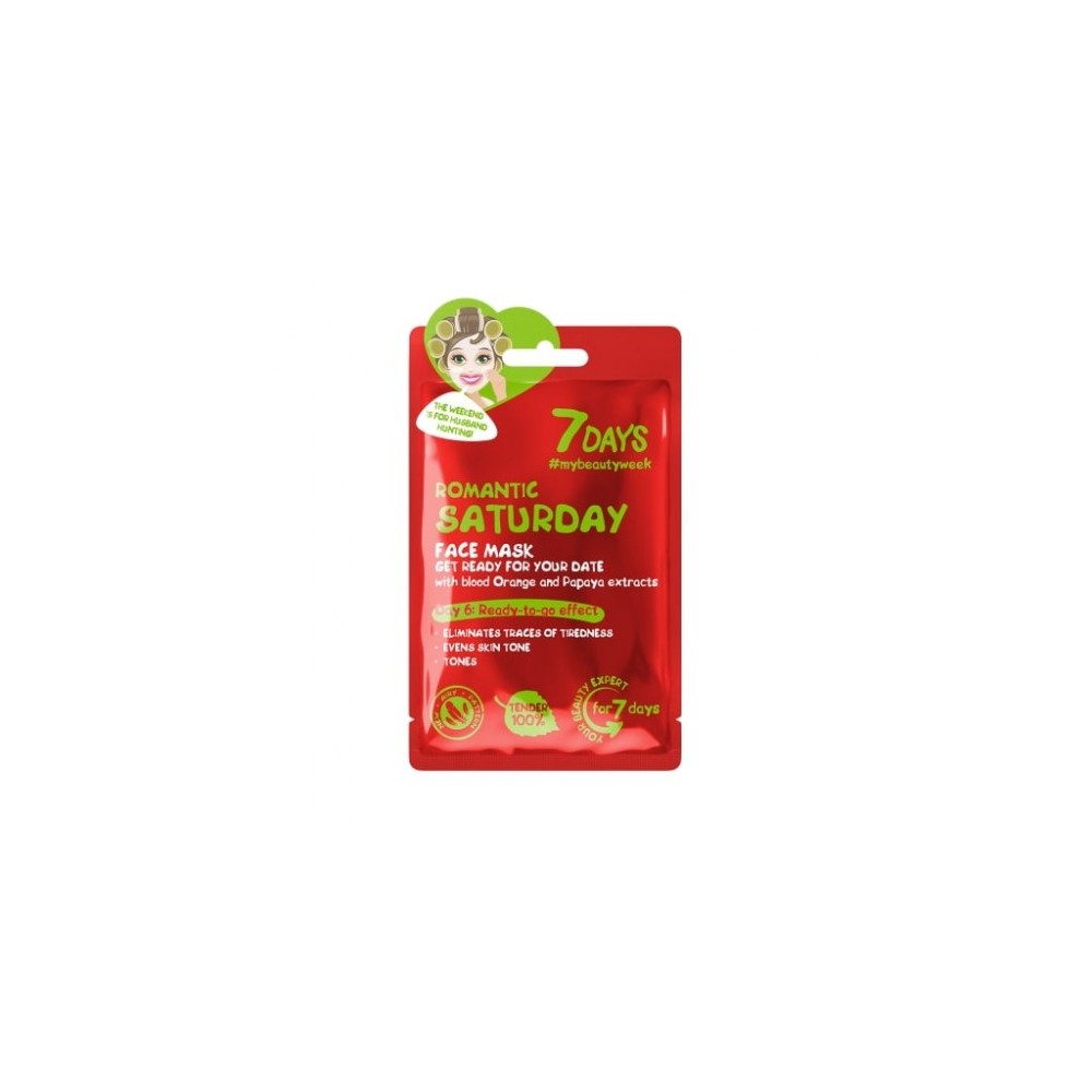 7Days Romantic Saturday Maschera Viso Idratante 