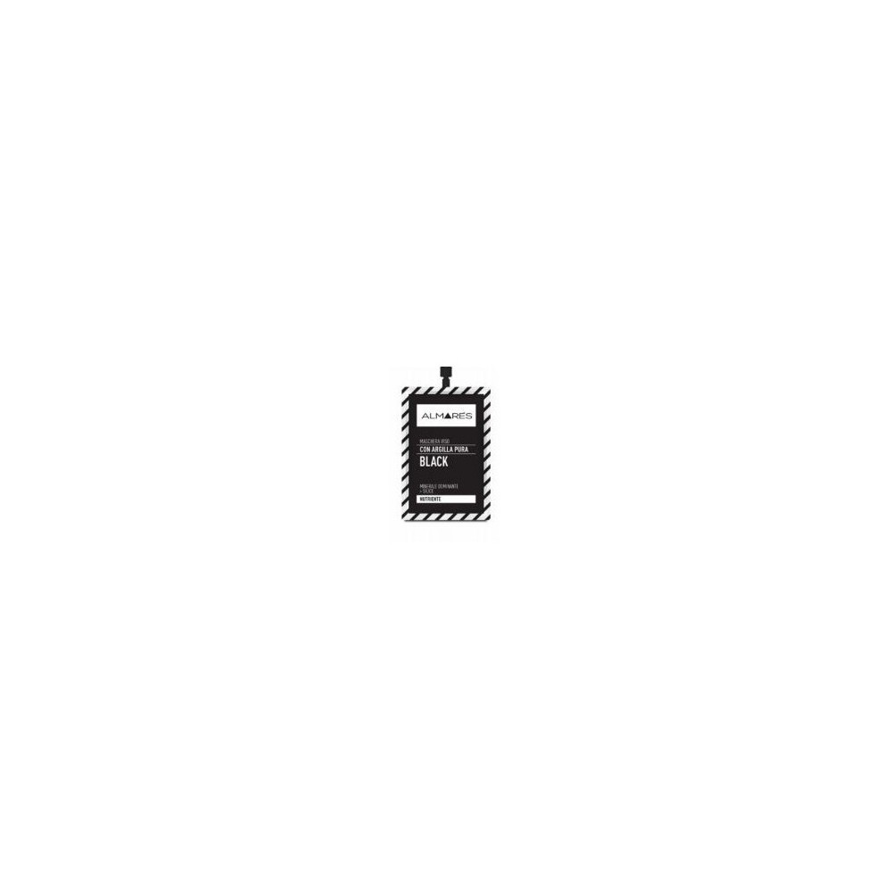 Almares Black Maschera Viso Nutriente 30 Ml 