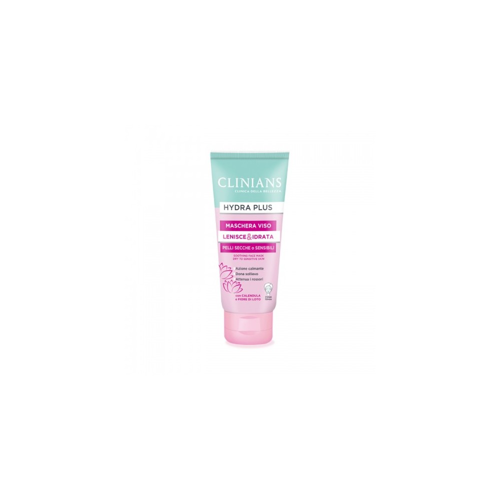Clinians Hydra Plus Maschera Viso Lenitiva E Idratante 75 Ml 