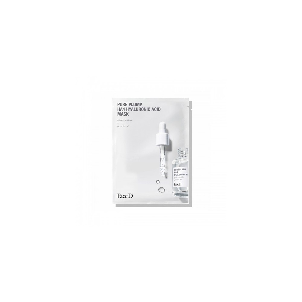 Face D Pure Plump Ha4 Acido Ialuronico Maschera Viso Idratante E Rassodante 