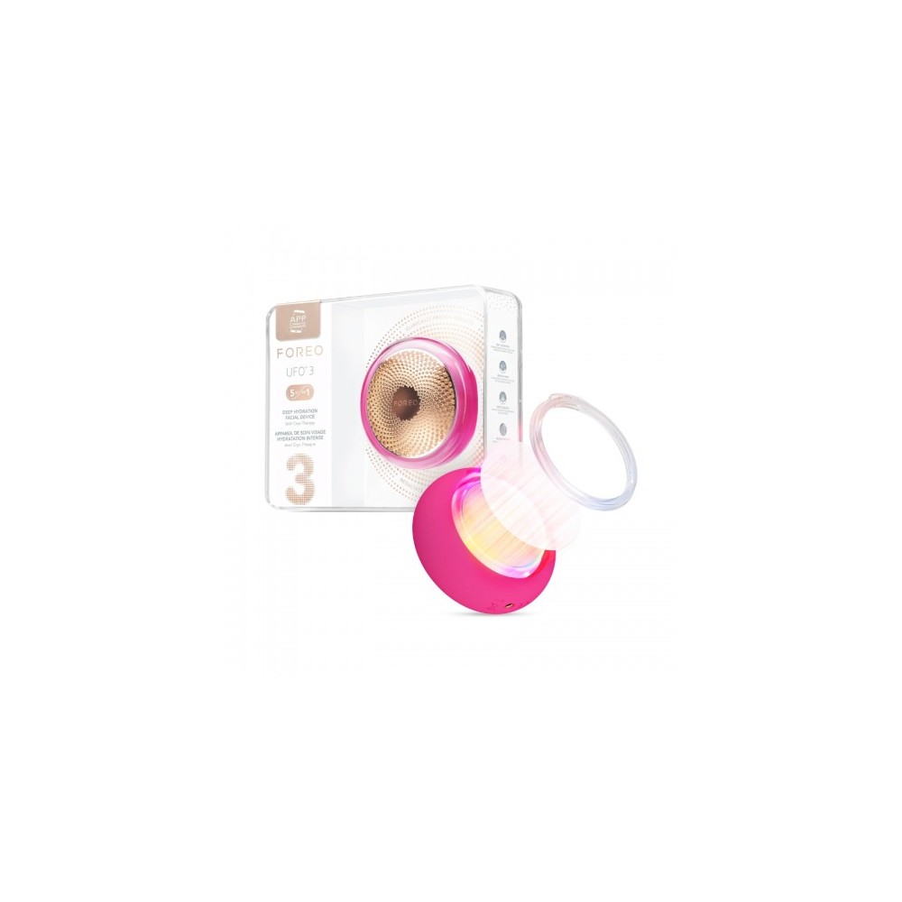 Foreo Ufo 3 Dispositivo 5 In 1 Per Idratazione Profonda Viso Fuchsia 