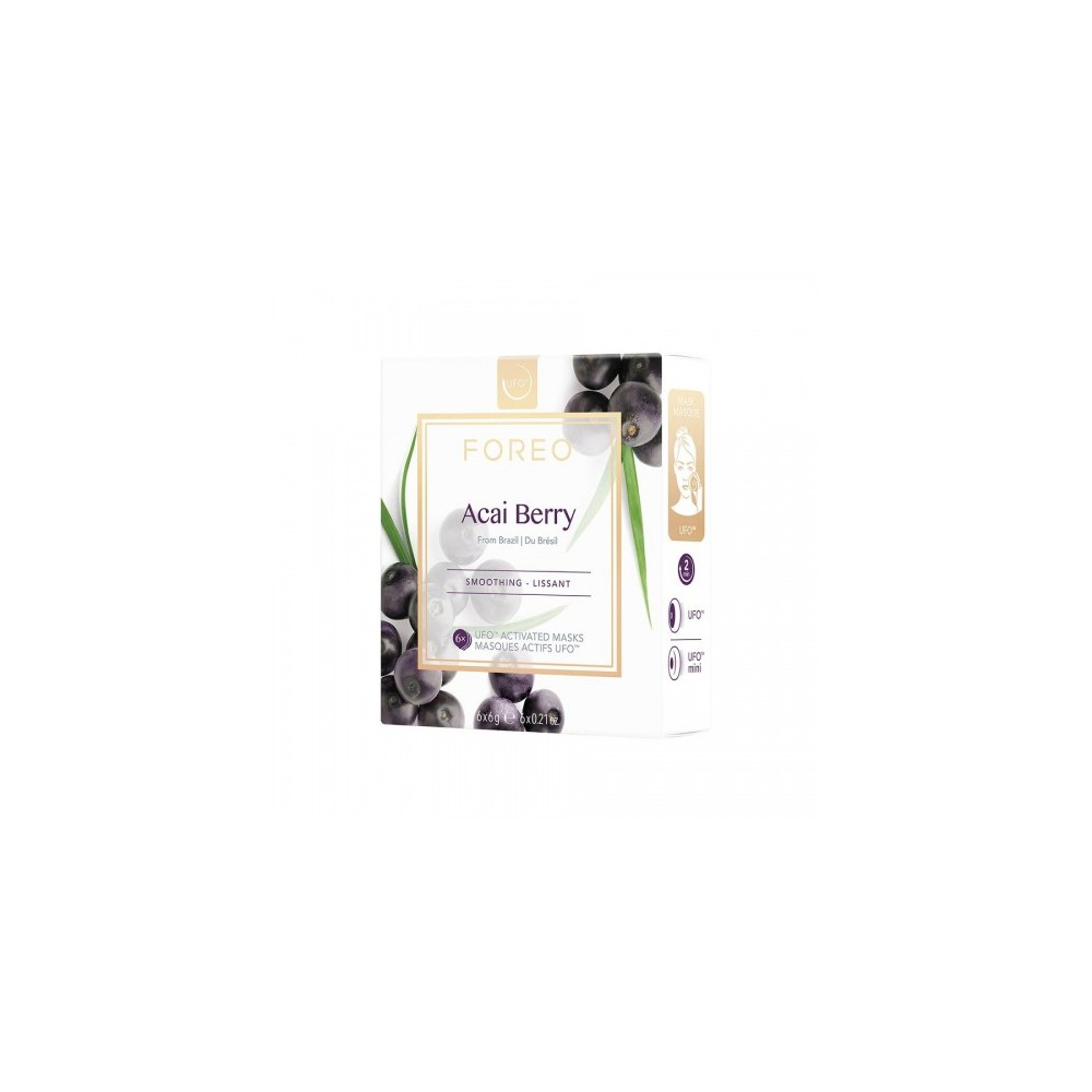 Foreo Acai Berry Ufo Activated Masks 6 Maschere Leviganti Da 6 G 