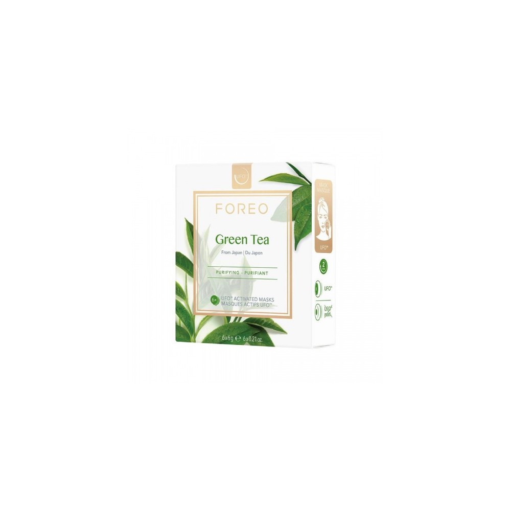 Foreo Green Tea Ufo Activated Masks 6 Maschere Purificanti Da 6 G 
