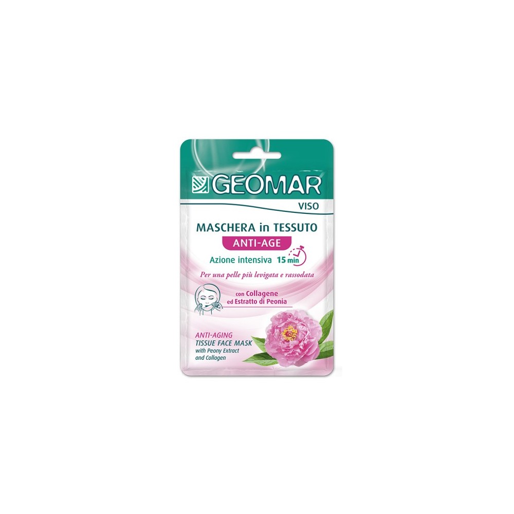 Geomar Maschera In Tessuto Anti-Age Viso 22 Ml 