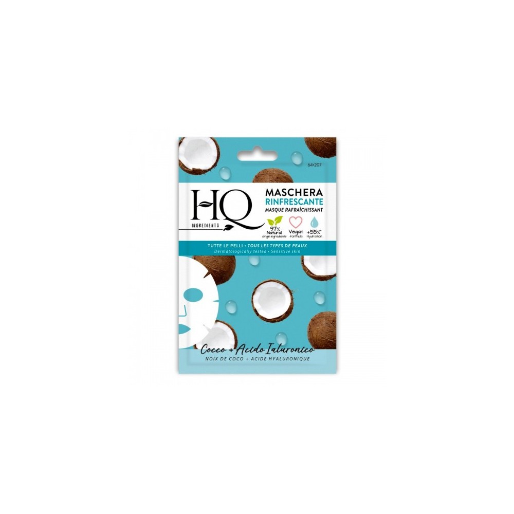 Hq Maschera Viso In Tessuto Rinfrescante 12 Ml 