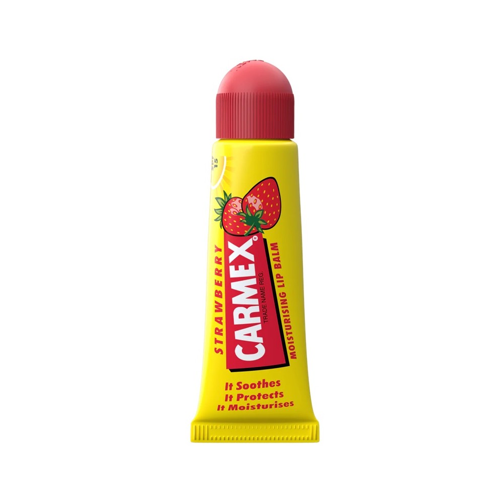 Carmex Balsamo Labbra Strawberry SPF15 Tubetto 