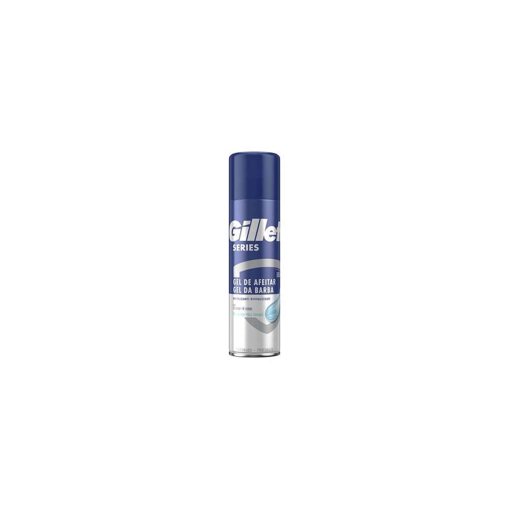 Gillette Series Gel Da Barba Rivitalizzante Con Tè Verde 200 Ml 