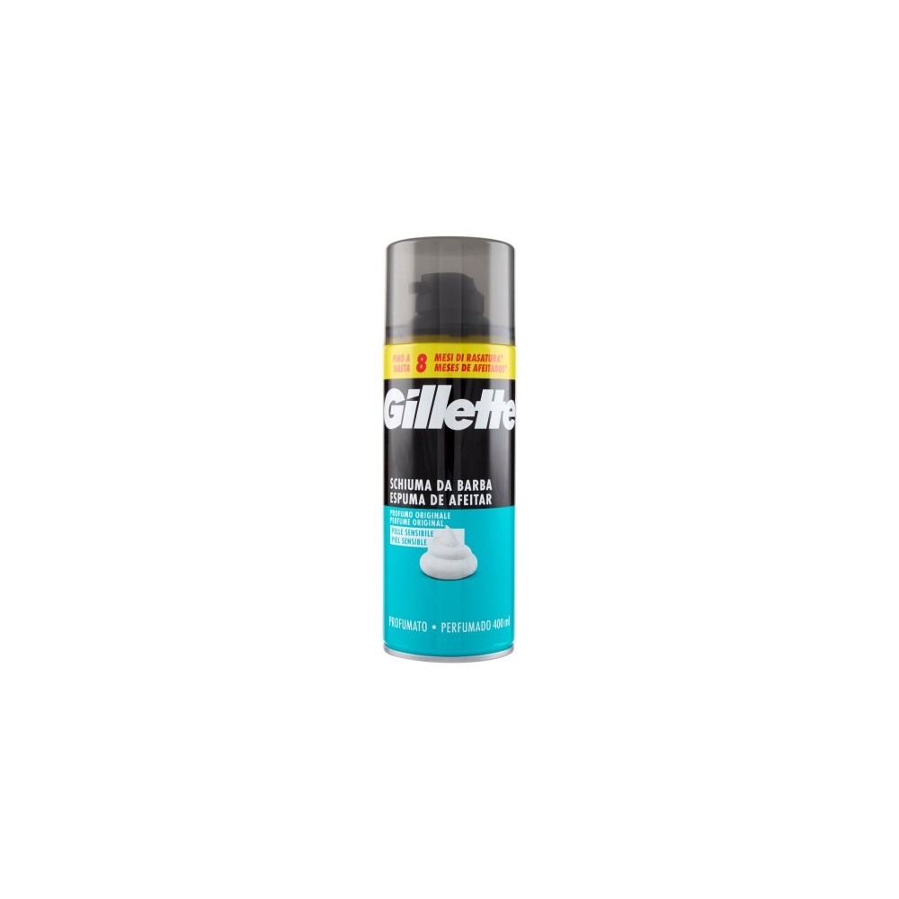 Gillette Schiuma Da Barba Per Pelle Sensibile 400 Ml 