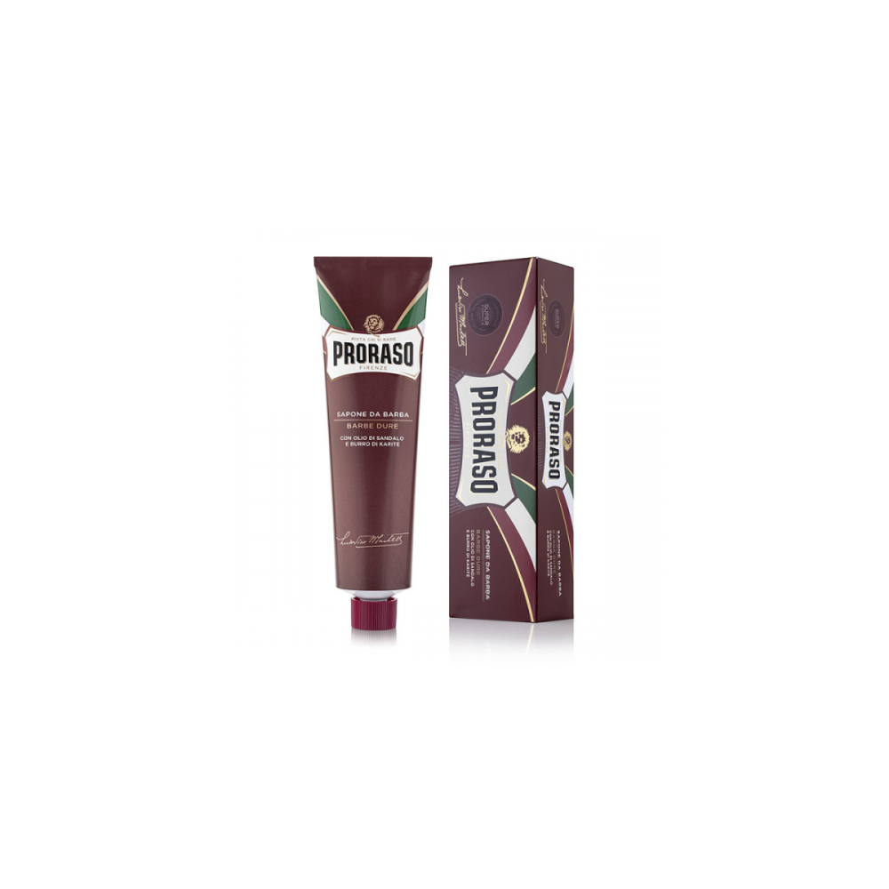 Proraso Barbe Dure Sapone Da Barba Con Burro Di Karité E Olio Di Sandalo 150 Ml 