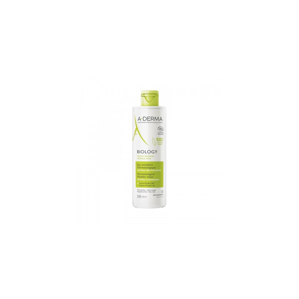 Aderma Biology Acqua Micellare Dermatologica Idra-Detergente 200 Ml 