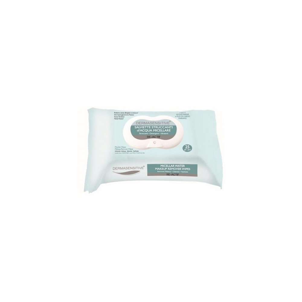 Dermasensitive Salviette Struccanti Con Acqua Micellare 25 Salviettine 