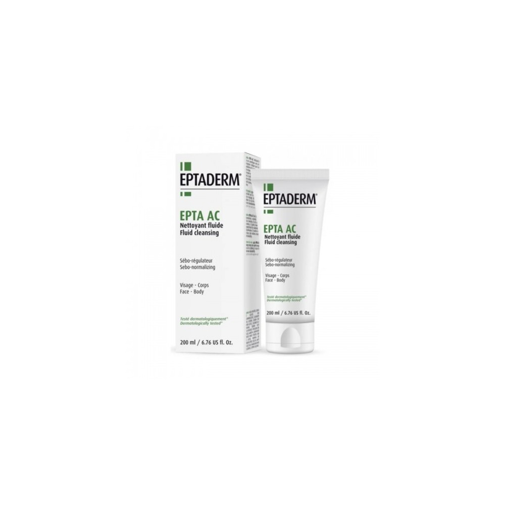 Eptaderm Epta Ac Detergente Sebo-Regolatore Viso E Corpo 200 Ml 
