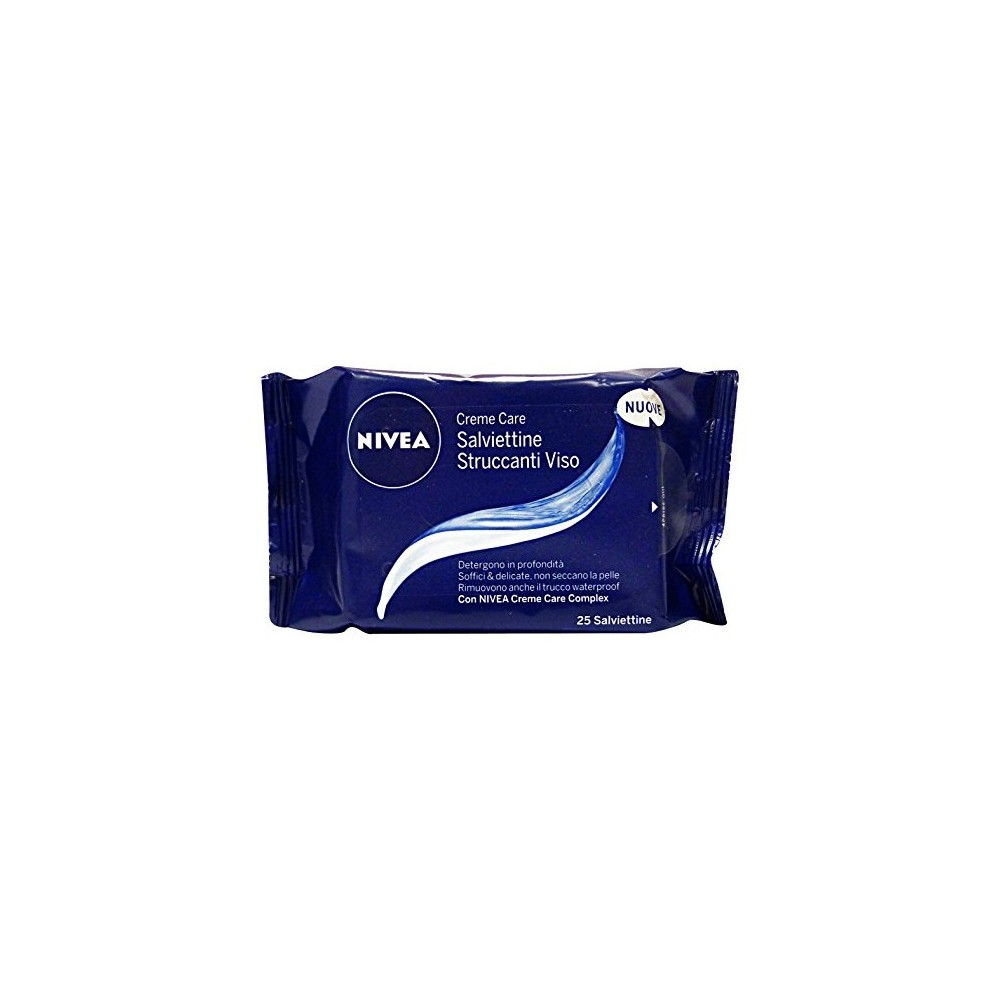 Nivea Creme Care 25 Salviettine Struccanti Viso 