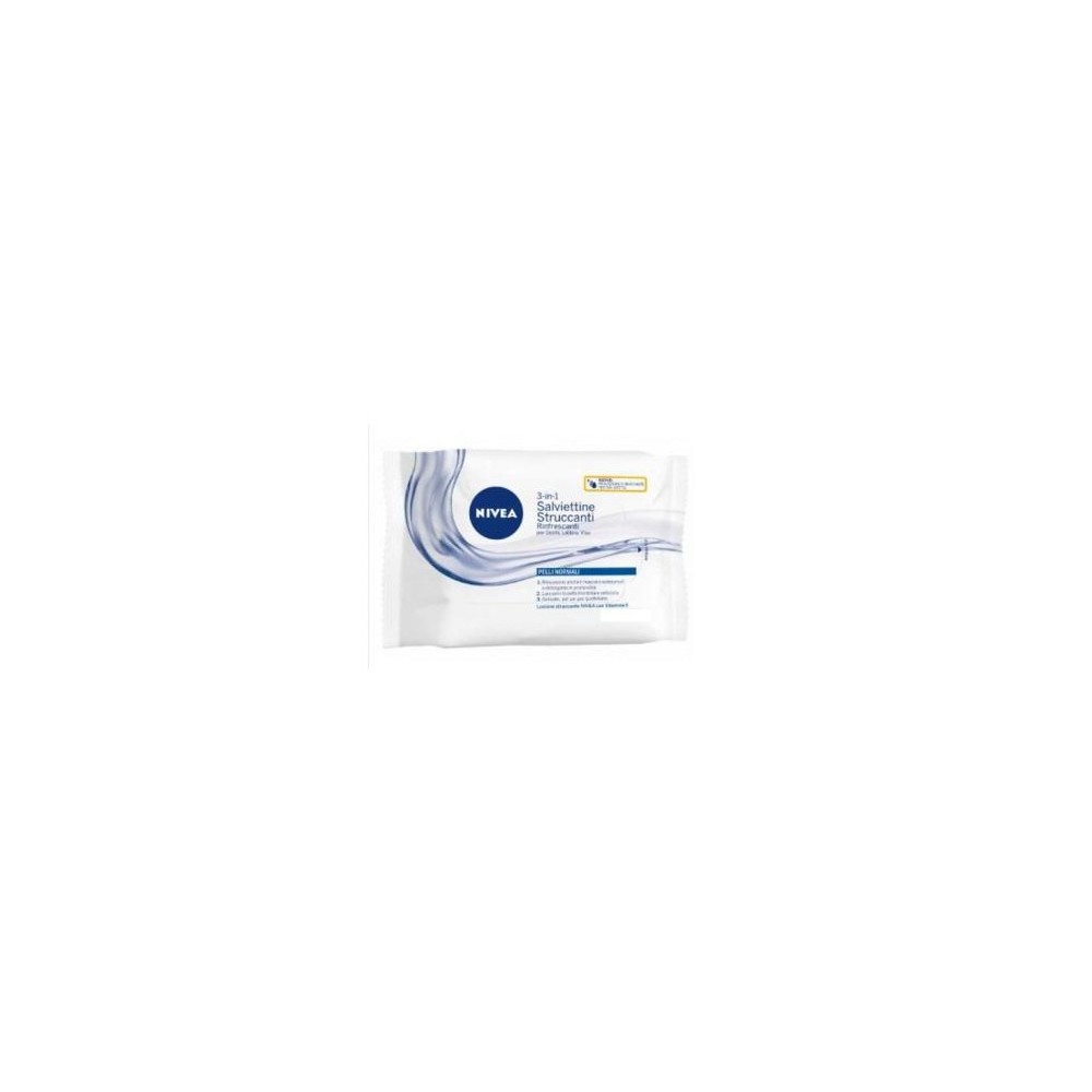 Nivea Aqua Effect 7 Salviettine Struccanti Rinfrescanti Pelli Normali E Miste 