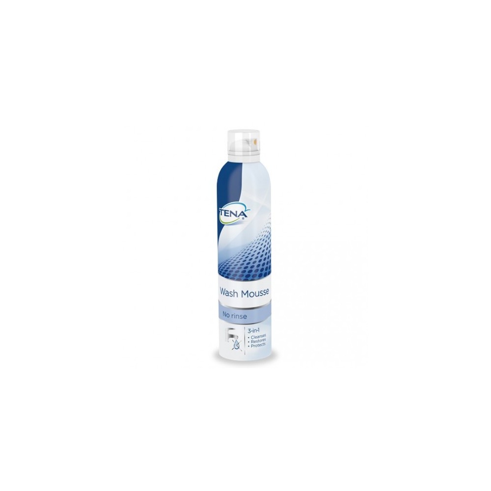 Tena Wash Mousse Mousse Detergente 3 In 1 Per Pelli Sensibili 400 Ml 