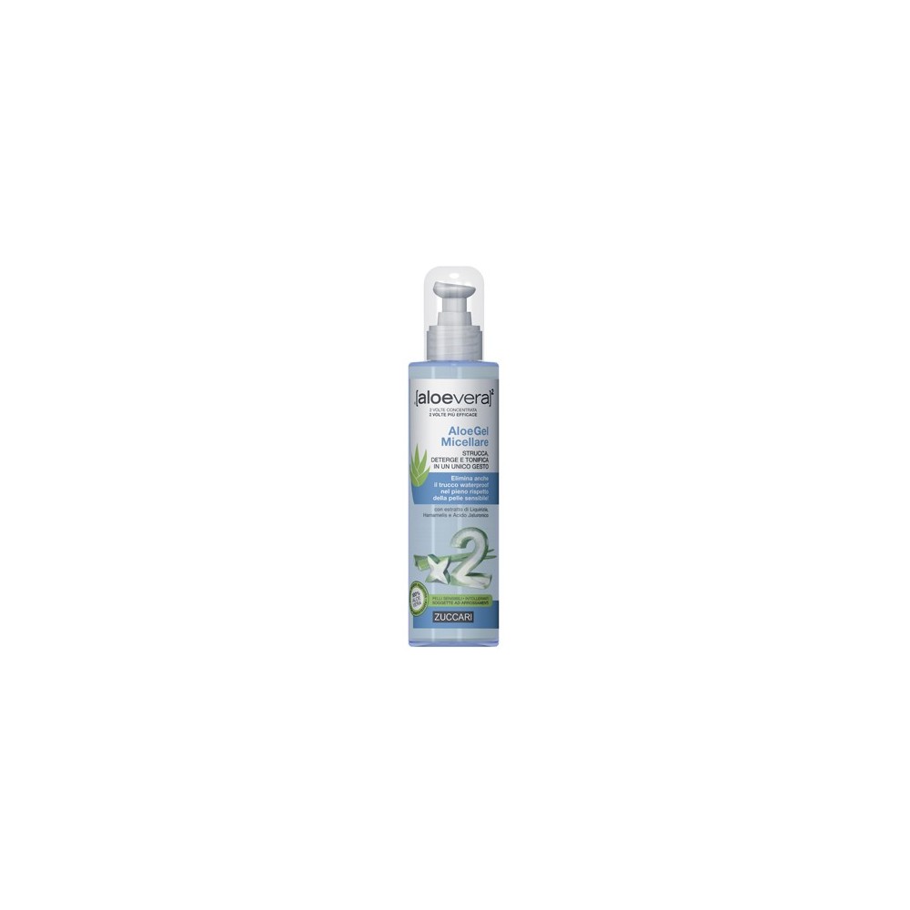 Zuccari Aloevera2 Aloegel Micellare Struccante Viso 200 Ml 