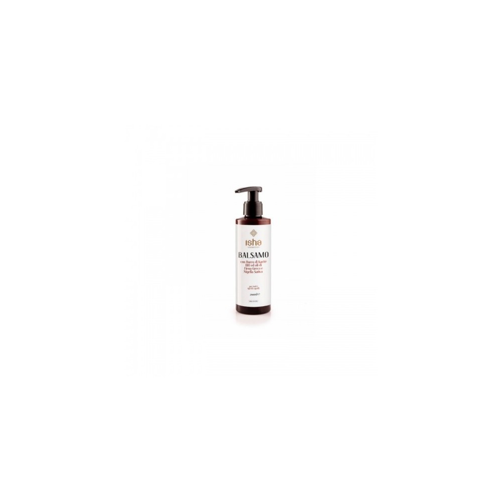 Isha Balsamo Con Burro Di Karitè Bio Ed Oli Di Fieno Greco 200 Ml 