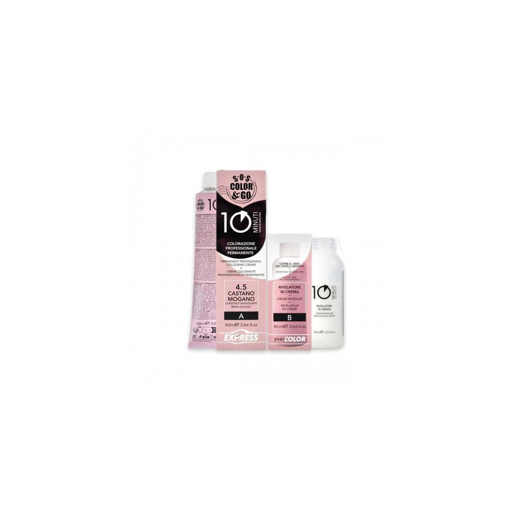 Alama Sos Color&Go Colorazione Permanente N. 4.5 Castano Mogano 