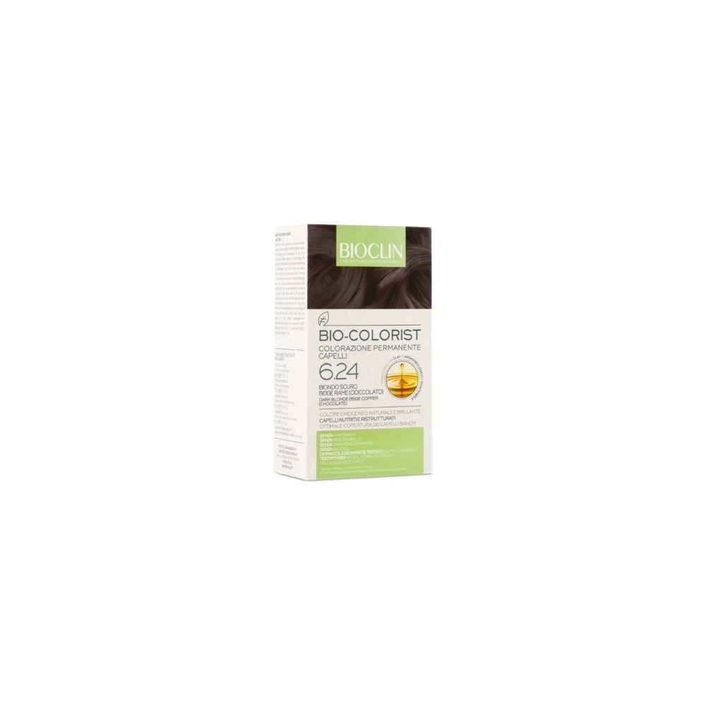 Bioclin Bio Colorist Colorazione Permanente Per Capelli N.6.24 Biondo Scuro Beige Rame 