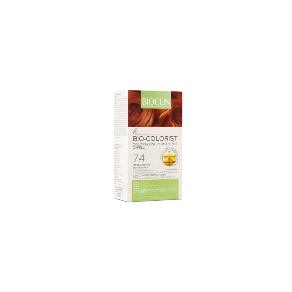 Bioclin Bio Colorist Colorazione Permanente Per Capelli N.7.4 Biondo Rame 
