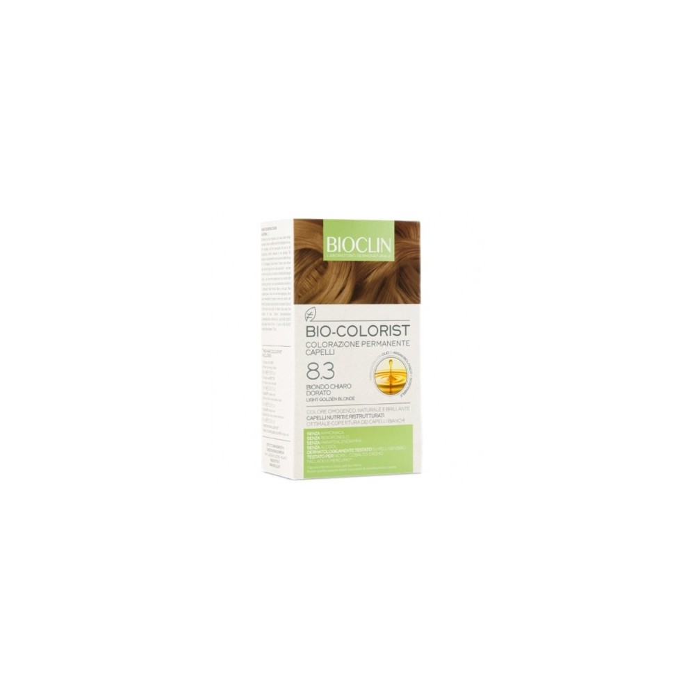 Bioclin Bio Colorist Colorazione Permanente Per Capelli N.8.3 Biondo Chiaro Dorato 