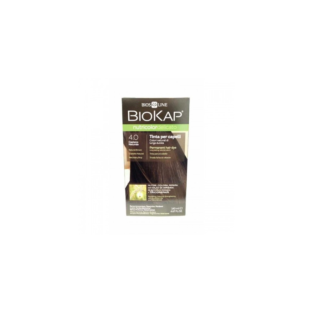 Bios Line Biokap Nutricolor Delicato Tinta Per Capelli N.4.0 Castano Naturale 