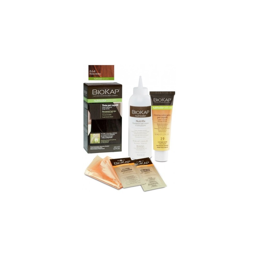 Bios Line Biokap Nutricolor Delicato Tinta Per Capelli N.864 Rosso Tiziano 