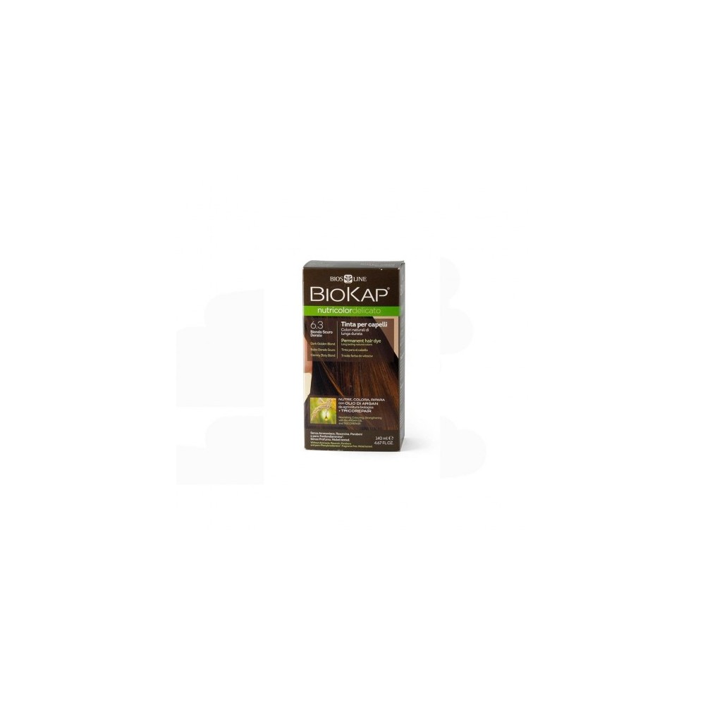 Bios Line Biokap Nutricolor Delicato Tinta Per Capelli N. 6.3 Biondo Scuro Dorato 