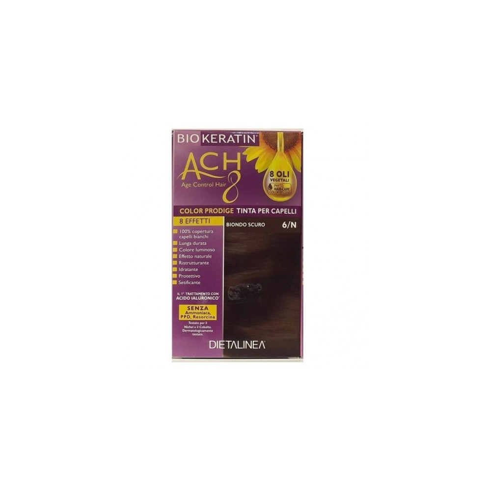Dietalinea Biokeratin Ach 8 Color Prodige Tinta N. 6/N Biondo Scuro 