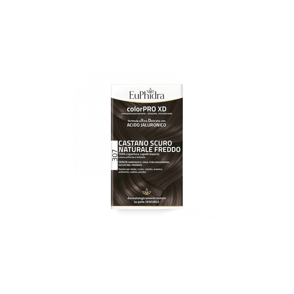Euphidra Colorpro Xd Colorazione Permanente N. 307 Castano Scuro Naturale Freddo 