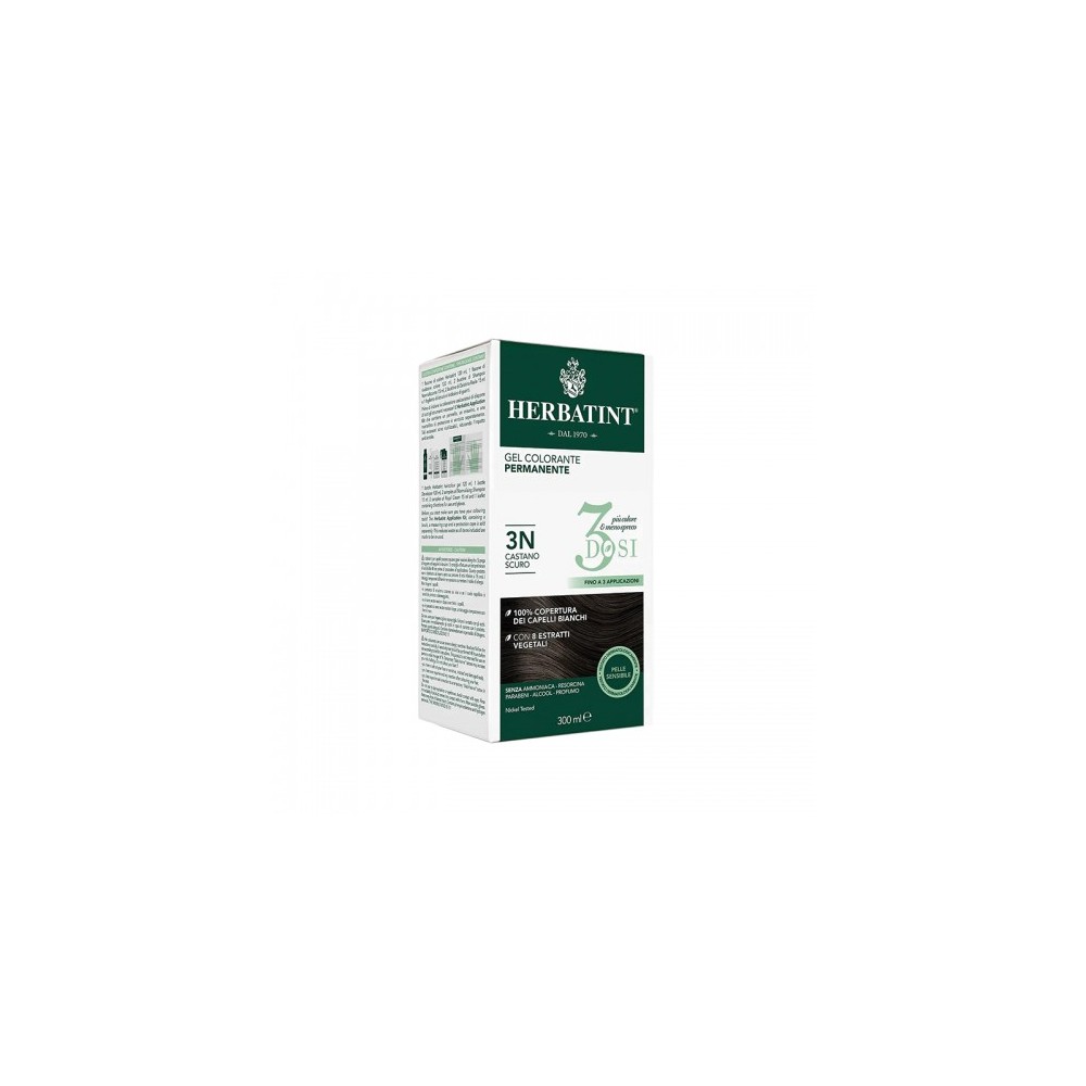 Herbatint Gel Colorante Permanente N. 3N Castano Scuro 300 Ml 