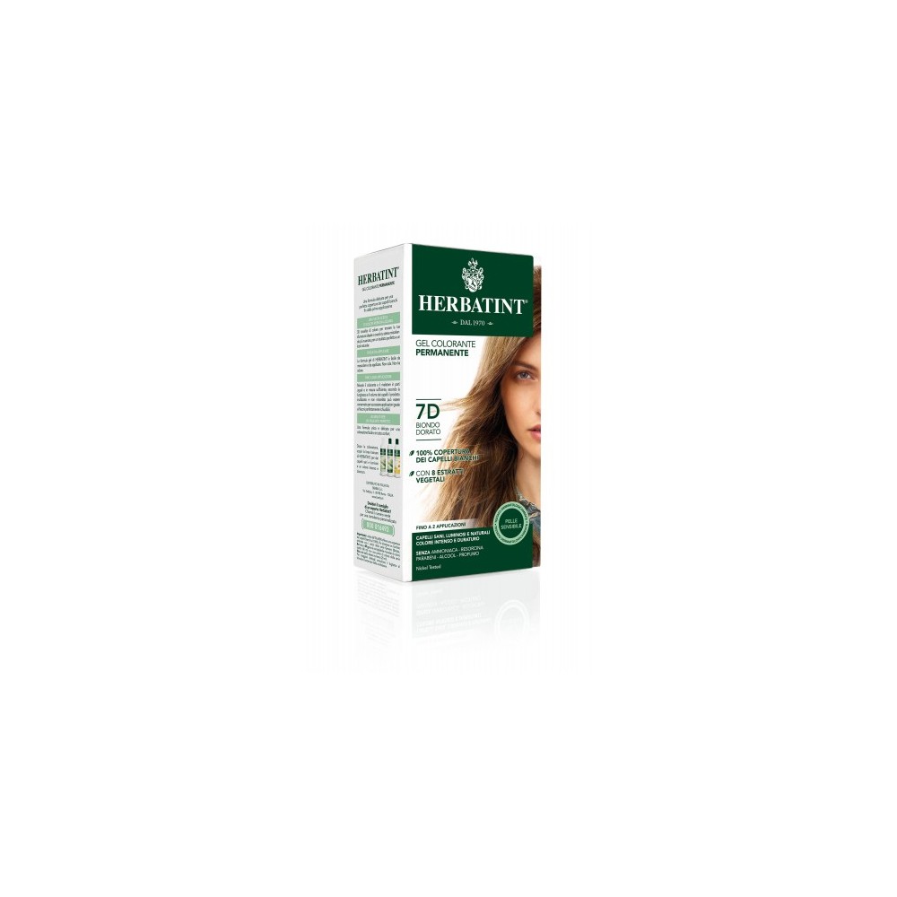 Herbatint Gel Colorante Permanente N. 7D Biondo Dorato 300 Ml 