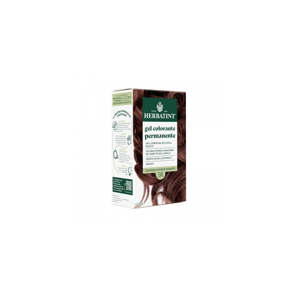 Herbatint Gel Colorante Permanente Per Capelli N.5R Castano Chiaro Ramato 