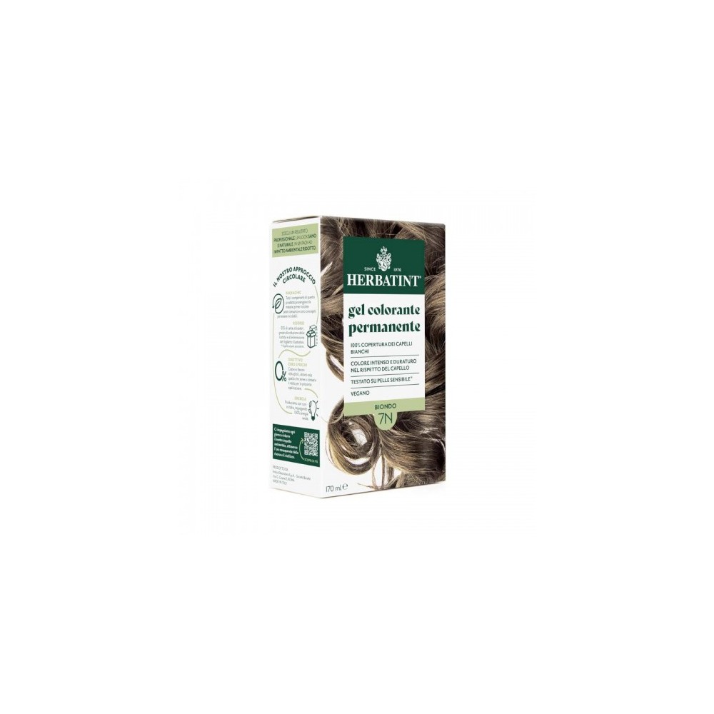 Herbatint Gel Colorante Permanente Per Capelli N.7N Biondo 