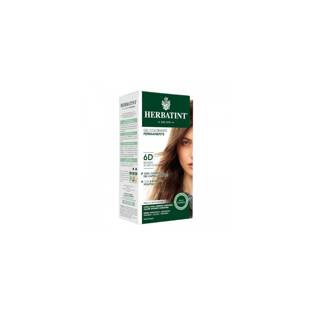 Herbatint Tinta Per Capelli 135Ml N.6 D Biondo Scuro Dorato 