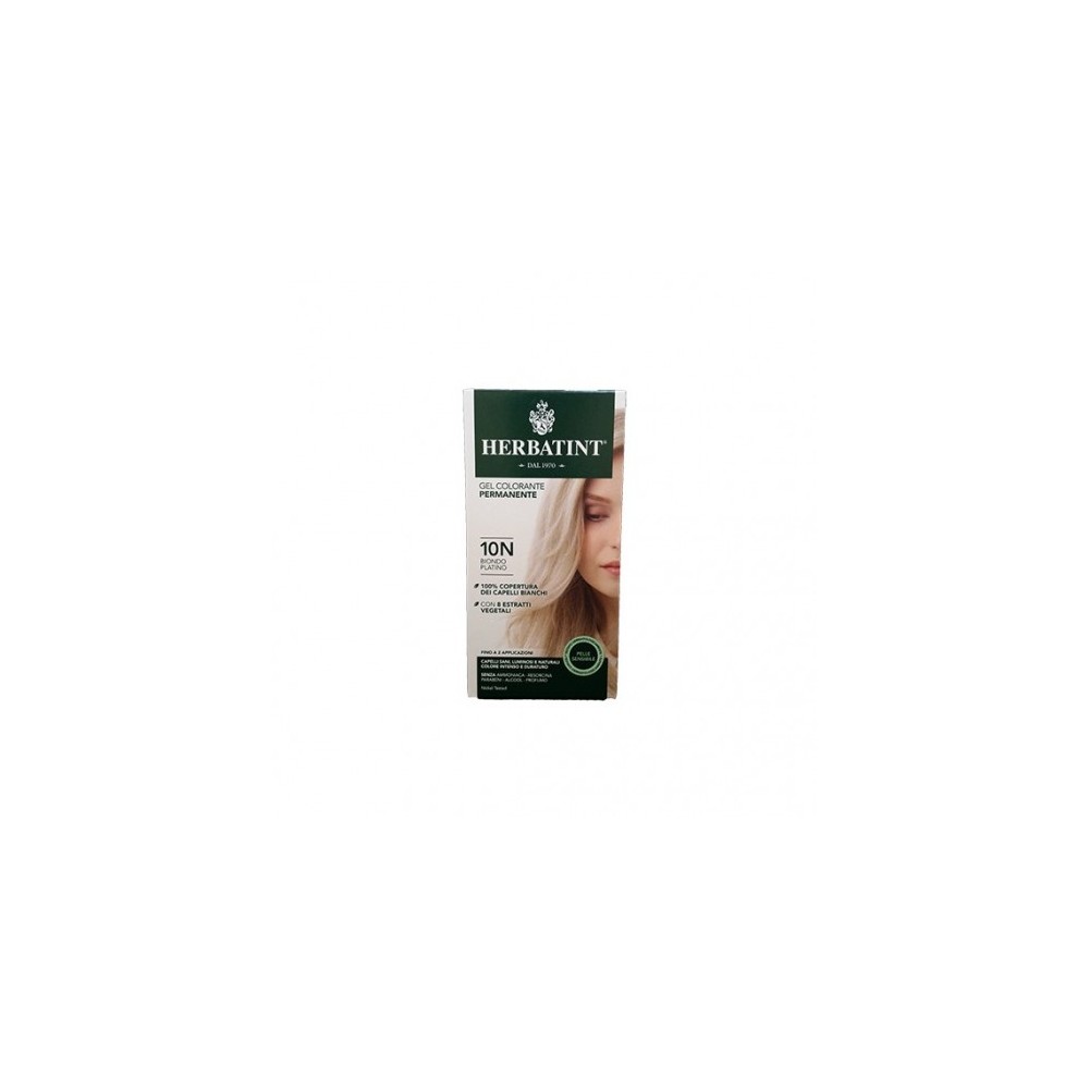 Herbatint Gel Colorante Permanente Senza Ammoniaca N. 10N Biondo Platino 