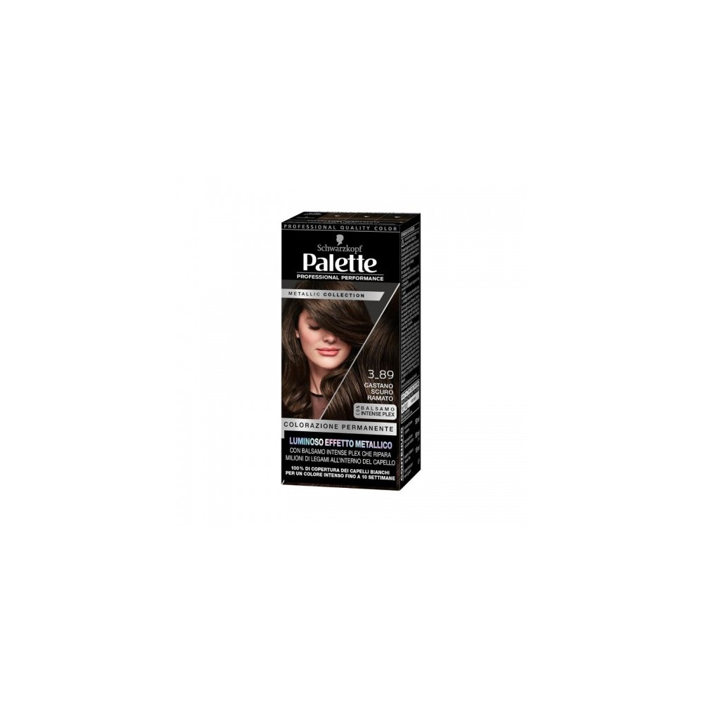Palette Metallic Collection Colorazione Permanente N. 3_89 Castano Scuro Ramato 