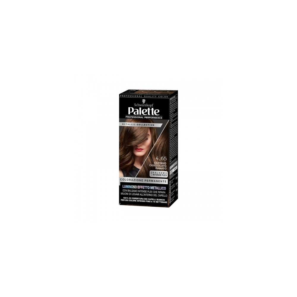 Palette Metallic Collection Colorazione Permanente N. 4_65 Castano Cioccolato Ramato 